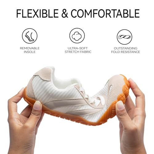 Barefoot Shoes Women Casual Sneakers,Wide Toe Box Shoes Women Zero Drop Barefoot Shoe Men,Minimalist Trail Running Shoe,No...
