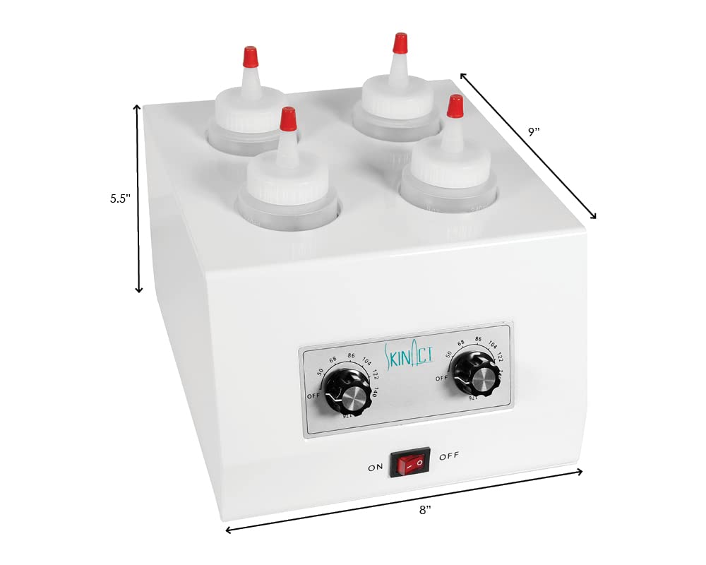 SkinAct Electric Bottle Warmer with Adjustable Temperature (Quadruple)