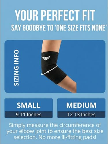 Baylee and Me Volleyball Elbow Pads with Breathable Mesh Carry Bag – Impact Absorbing Compression Sleeves for Youth & Teen...