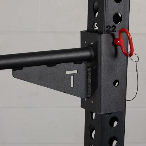 Titan Fitness Rack Mounted Youth Pull-Up Bar, Fits T-3, X-3, or TITAN Series Power Rack, Chin-Up Station, Workout Bar, Rat...