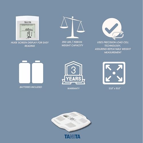Tanita BC-568 InBody Digital Scale - Japan Technology Segmental Body Composition Analyzer with Smart BMI, Fat, Muscle Mass...
