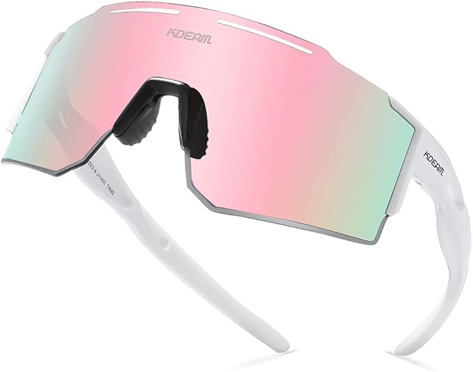 RINKUOLYO Sports Polarized Sunglasses for Men and Women, Youth Kids Baseball Softball Sunglasses for Cycling, Running