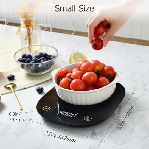 Arboleaf Smart Food Kitchen Scale, 22lb Digital Food Scale with Nutritional Calculator, Smart Kitchen Weighing with App fo...