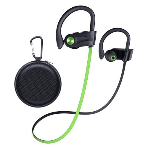 JOYWISE Bluetooth Headphones, Wireless Earbuds IPX7 Waterproof Bluetooth 5.3 Headphones with 16Hrs Playtime Stereo Bass He...