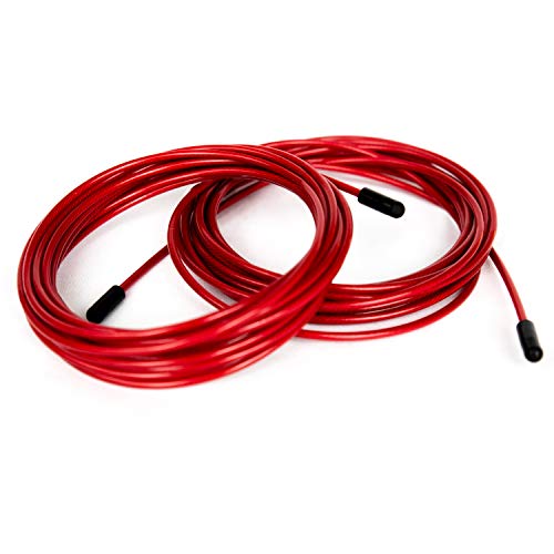 BRANK SPORTS® Pack of 2 Replacement Steel Ropes for all Jump Ropes | Length 12' | 2 Diameters and 7 Colors to Choose From...