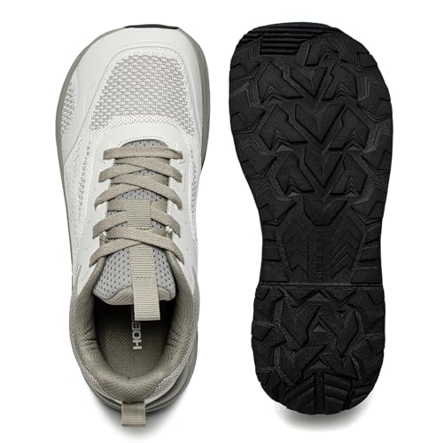 HOBIBEAR Men’s Running Shoes Wide Toe Box Zero Drop Sneakers Lightweight Breathable