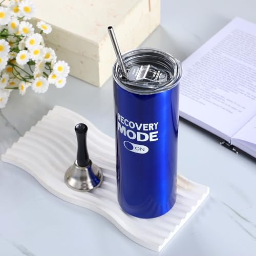 Teenyyou 3 PCS Funny Get Well Soon Gifts 20oz Hospital Mug fuzzy Funny Recovery Socks Silver Steel Tea Hand Bell