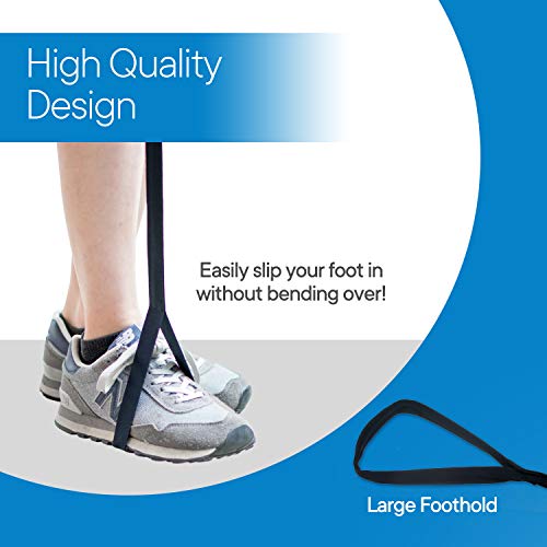 RMS Premium 35” Leg Lifter with Hand Strap & Foot Loop – Long-Term Orthopedic Daily Living Aid for Chronic Hip, Knee & Mob...