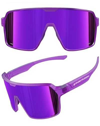 grinderPUNCH XL Baseball, Pickleball, Running, Hiking & Cycling Polarized Sport Sunglasses for Men & Women with UV Protection