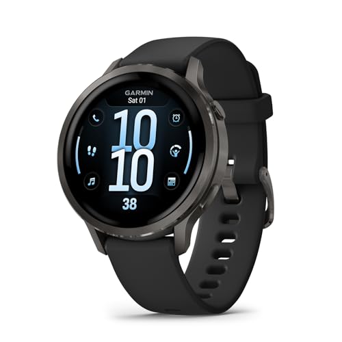 Garmin Venu 4, 41mm, Advanced Fitness Tracker GPS Smartwatch, 1.2" AMOLED Display, Built-in Flashlight, 10 Days of Battery...