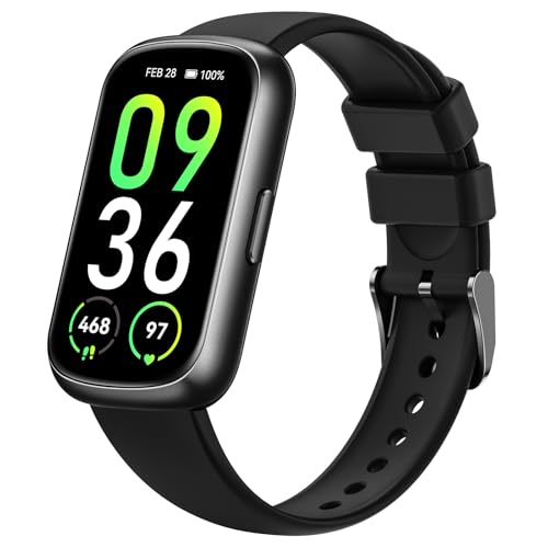 Health Fitness Tracker for Men Women: Smart Watch with 24H Heart Rate Monitor Blood Oxygen Sleep Tracker Calorie Step Coun...