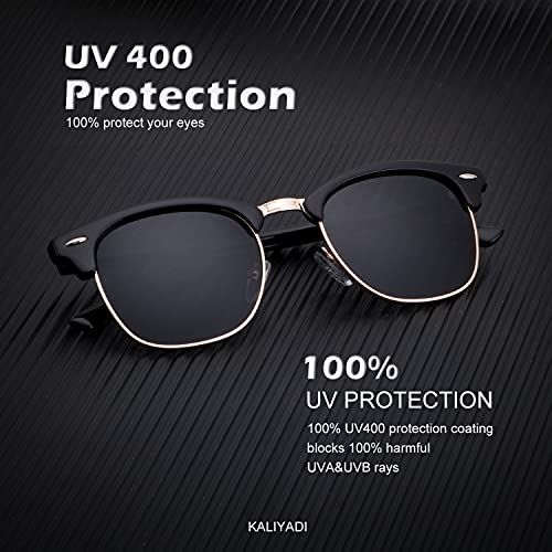 KALIYADI Sunglasses Men Polarized for Mens and Womens Unisex Sun Glasses for Driving UV Protection