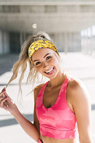 Huachi Women's Headbands Boho Headbands for Women Workout Yoga Exercise Hairbands Non Slip Headband Fashion Sumemr Hair Ba...