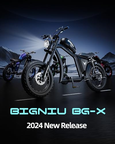 BIGNIU BG-X Electric Bike for Adults 1500W Brushless Motor with 48V/31.5Ah Battery, 34+ MPH Up to 40 Miles Range 20" *5" F...