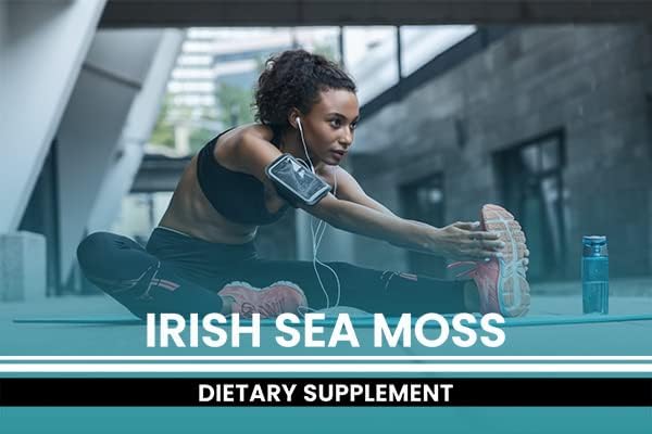 PURE ORIGINAL INGREDIENTS Irish Sea Moss (365 Capsules) Always Pure, No Additives Or Fillers, Lab Verified