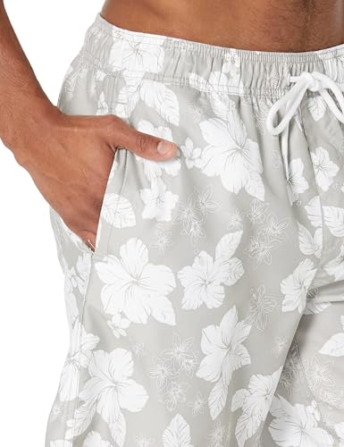 Amazon Essentials Mens 9" Swim Trunks with Mesh Lining, Pockets, Drawstring Closure