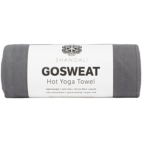 Shandali GoSweat Non-Slip Hot Yoga Towel with Super-Absorbent Soft Suede Microfiber in Many Colors, for Bikram Pilates and...