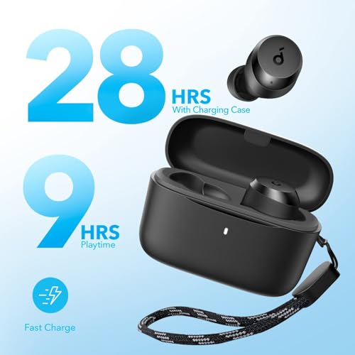 Soundcore by Anker A20i True Wireless Earbuds, Bluetooth 5.3, App, Customized Sound, 28H Long Playtime, Water-Resistant, 2...