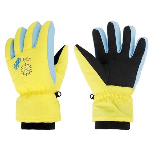 Kids' 3-Size Winter Snowboarding Gloves for Boys & Girls