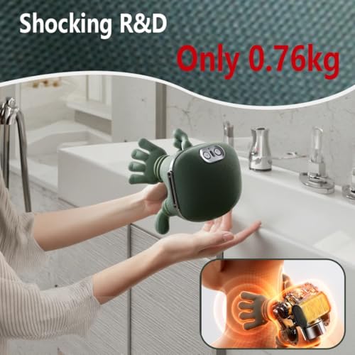 Aocesk ZoserX - Bionic Heated Massager, Portable Shiatsu Neck and Back Massager, Electric Deep Tissue 4D Kneading Massage,...