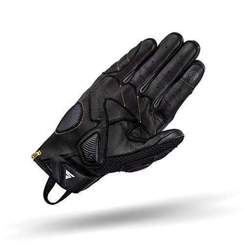 SHIMA Rush Motorcycle Gloves Men Leather Textile Short Summer Biker Armoured Protectors Motorbike Perforated Ventilated To...