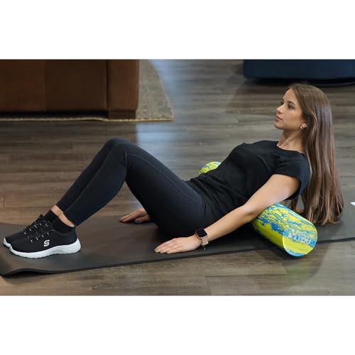 Healthy You Low Density Soft/Medium Foam Physical Therapy Roller (18" Half Round)