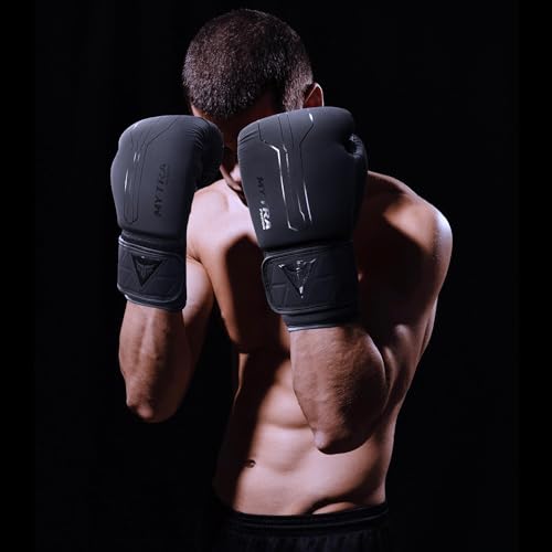 Mytra Fusion Boxing Gloves Included with Free Hand Wraps Punching Gloves MMA Training Muay Thai Gloves Men & Women Kickbox...