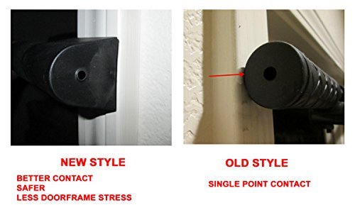 AbleFitness Doorway Chin up Bar Pull up Bar Sit up Multi-Function Home Gym Door Trim Friendlier Design (Pull Up Bar)