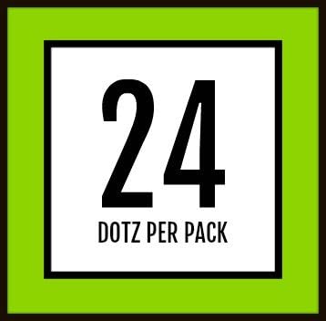 Golfdotz - USGA Rule Conforming Golf Ball Markers, Golf Ball Stickers for Marking Balls, No More Smearing from Stamps, Gifts for Golfers, Dads, and Retirees, (Tropical Collection; 18-32 Count)