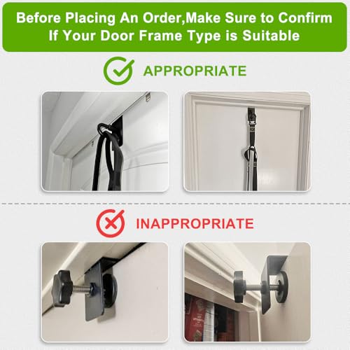 Kipika Stretching Strap with Door Anchor - Door Flexibility Trainer for Ballet, Dance, Yoga, Taekwondo, and Gymnastics - L...