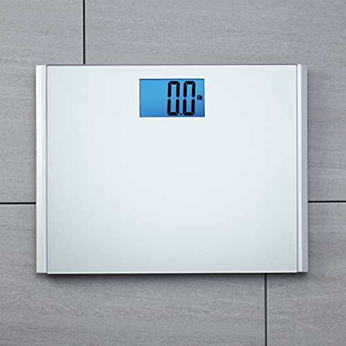 Eat Smart Precision Plus Digital Bathroom Scale, 440-lb Capacity, Wide Platform Body Analyzer with Step-On Technology, Sta...