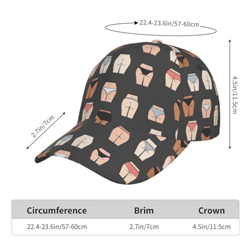 SVEFDOC Men Women Hip Hop Baseball Cap Dad Cap Baseball Bucket Caps