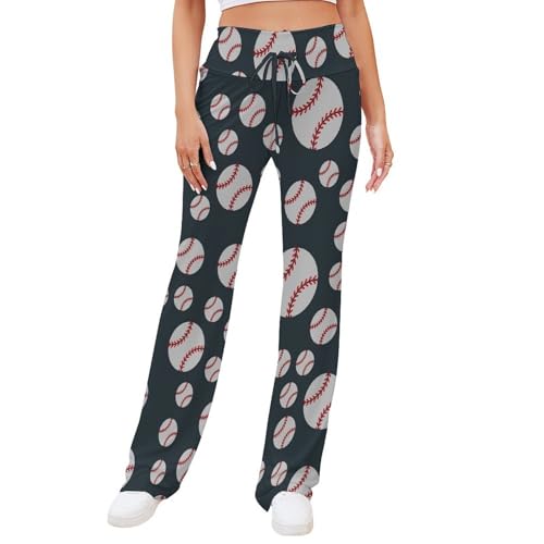 DUMIERTKL Yoga Pants Women, Casual Loose Lounge Pant, Leg Sweatpants for Gym Sport Running Daily Wear