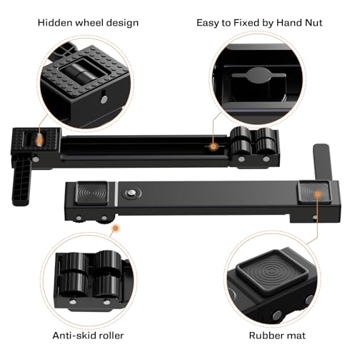 KVRG Appliance Rollers Heavy Duty,Newest Extendable Appliance Sliders,Liftable Washing Machine Base,Easily Move Washer and...