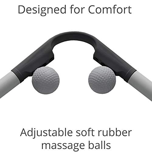 Body Back AccuMassage - Dual Pressure Point Massage Tool & Massage Hammer - 2 in 1 Design - Shiatsu Neck Massager Tool, Go...