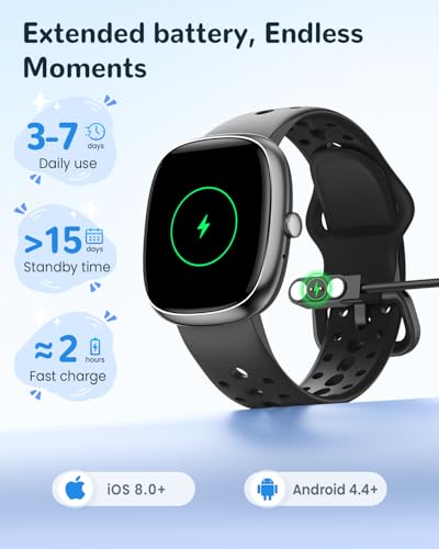 Smart Watch for Kids Girls Gift: No APP No Phone Needed Watch with Heart Rate Sleep Monitor Pedometer, Music Player, Alarm...
