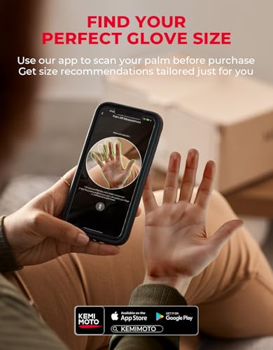 KEMIMOTO Fingerless Tactical Gloves for Men, Motorcycle Gloves for Outdoor Work Sports, Fingerless Cycling Gloves for Hunt...