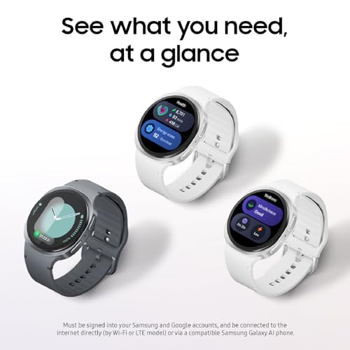 Samsung Galaxy Watch 8 (2025) 40mm Bluetooth Smartwatch, Cushion Design, Fitness Tracker, Sleep Coaching, Running Coach, E...