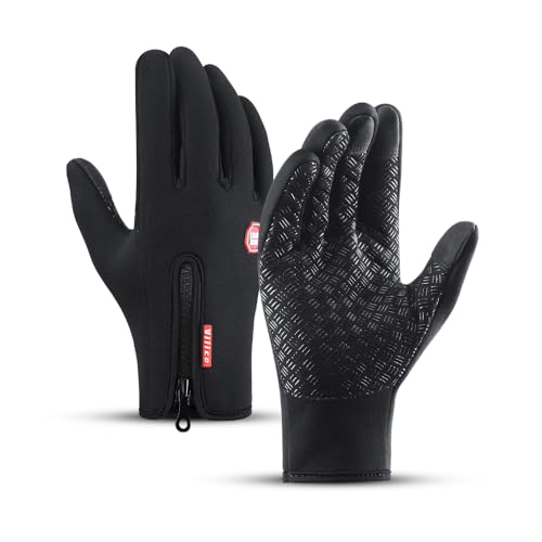 Winter Touch Screen Gloves Men Women, Windproof Waterproof Warm Thermal Gloves for Outdoor Cycling Hiking Skiing