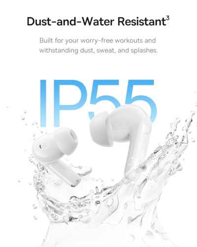 Baseus Bass BP1 Pro Noise Cancelling Wireless Earbuds, Real-Time Adaptive Noise Cancelling, Adaptive Active EQ, LDAC Hi-Re...