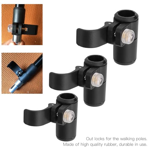 Tbest Hiking Pole Clip,Pole Flip Lock,Hiking Pole Replacement Parts,Trekking Pole Parts,18 16 14mm Climbing Stick Pole Ext...
