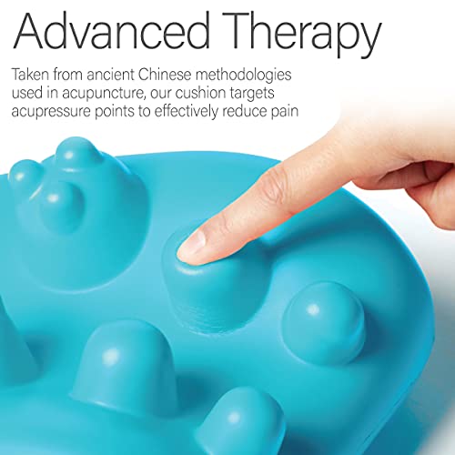 Kanjo Orange Acupressure Neck Pain Relief Cushion Acupressure Mat and Pillow Set for Back Pain Relief & Neck Pain Relief, ...