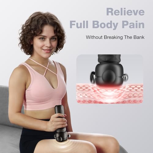 HYAKO SE Muscle Therapy Massage Gun - Deep Tissue Vibration Massager, Non-Invasive Design for Full-Body Care, Pain Relief ...