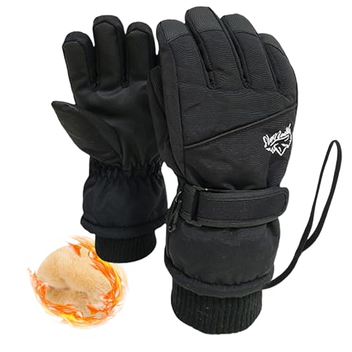 Bawnhaw Winter Warm Gloves Men Women Cold Weather Water-Repellent Windproof Touchscreen Anti-Slip Snowboard Snow Ski Gloves
