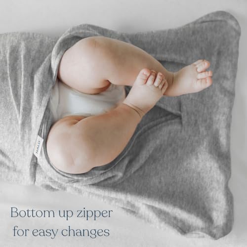 HALO 100% Cotton Sleepsack Swaddle, 3-Way Adjustable Wearable Blanket, TOG 1.5, Campsite, Newborn, 0-3 Months
