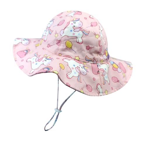 Baby Sun Hat Toddler Kids Wide Brim Sun Protection Hats Infant Beach Swimwear Bucket Cap