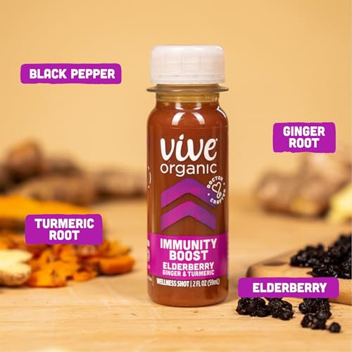 Vive Organic Elderberry Immunity Boost Wellness Shot, 2 fz