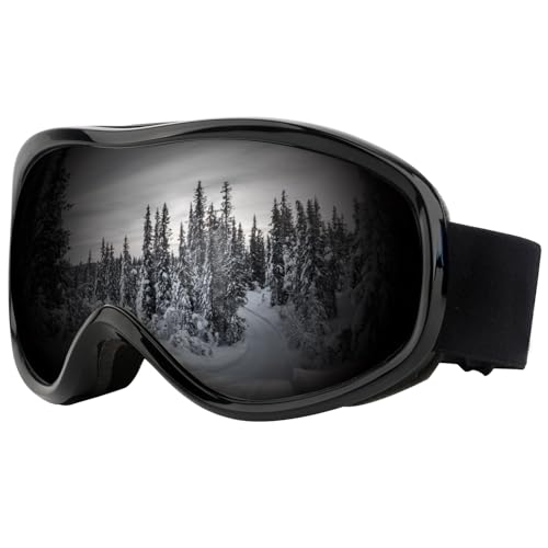 GGBuy Ski Goggles Frameless Anti-Fog Windproof OTG Design Snowboard Goggles UV400 Block Eyes Protect Lens Adult Youth