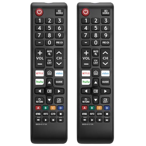 【Pack of 2】 New Universal Remote for All Samsung TV Remote, Replacement Compatible for All Samsung Smart TV, LED, LCD, HDT...
