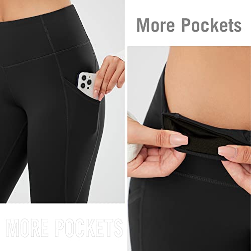 baleaf Winter Clothing Women Leggings Fleece Lined Tights Thermal Warm Thick Cold Weather Gear 1 Pockets